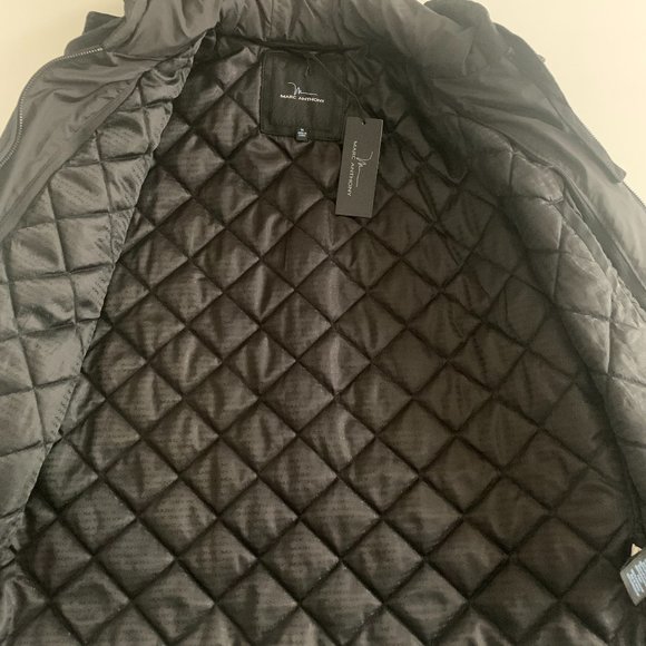 NWT Marc Anthony Leather Jacket with Detachable Hood Size M - Picture 4 of 15